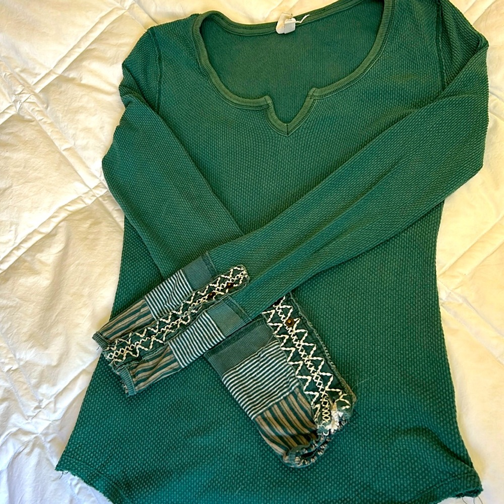Free people cuffed thermal
